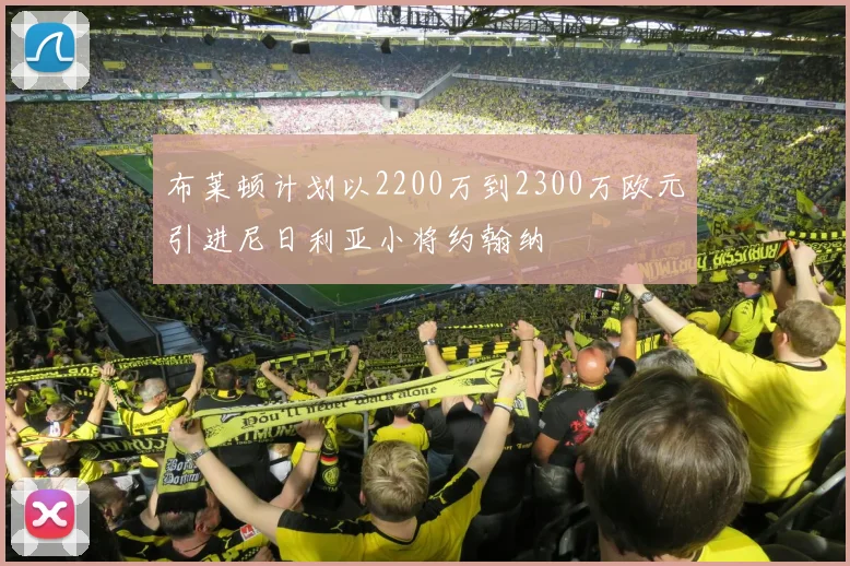 布莱顿计划以2200万到2300万欧元引进尼日利亚小将约翰纳